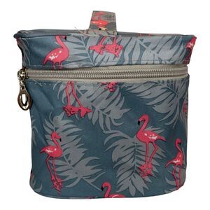 ‎FLAMINGO OVERSIZED TRAVEL COSMETIC BAG